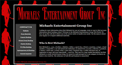 Desktop Screenshot of michaelsentertainmentgroup.com